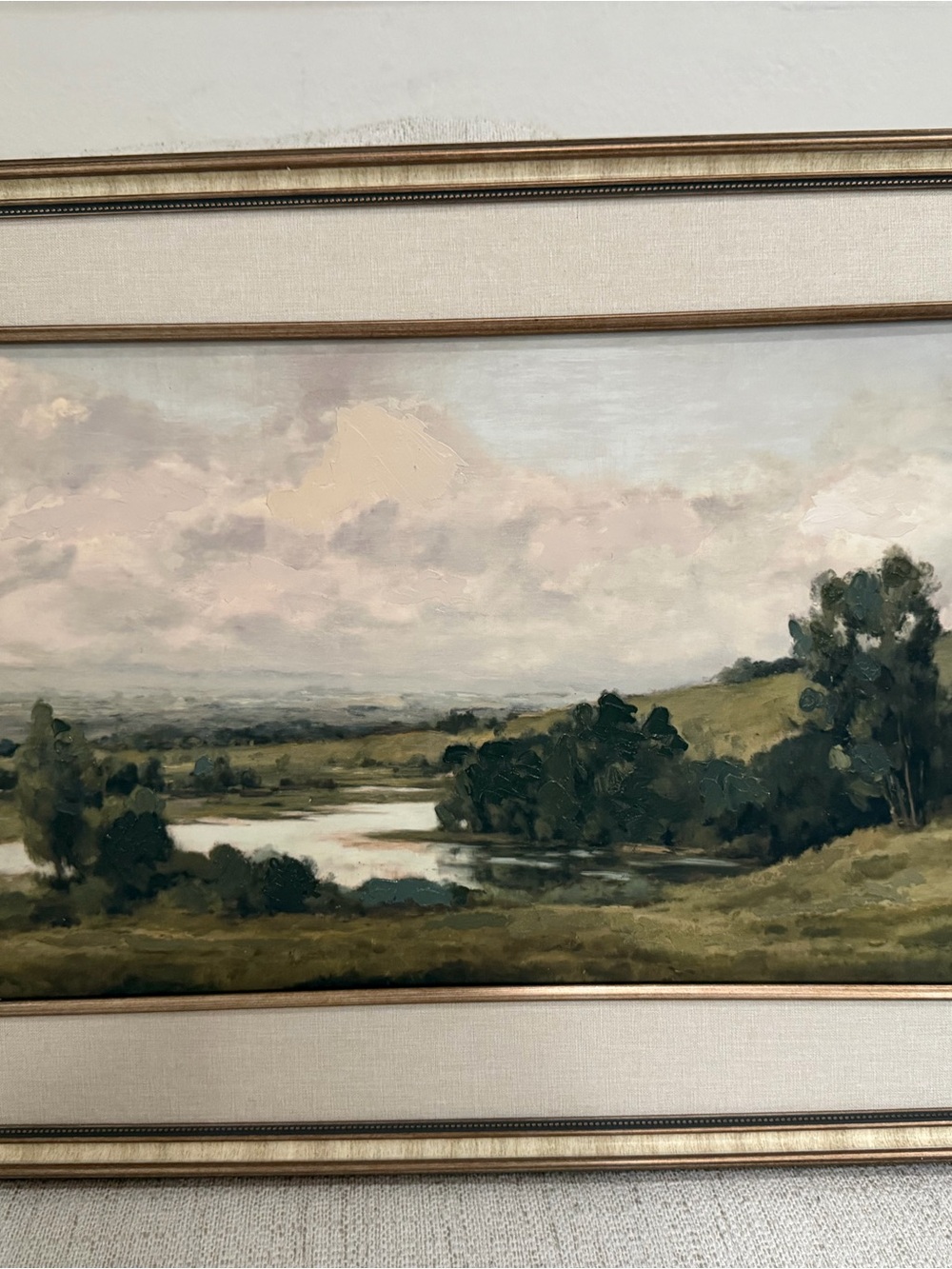 24x18 Landscape art “Psalms 23” beautiful print with embellishment - Picture 11 of 16
